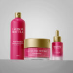 Head-on Vision of Frosted Cosmetic Packaging Branding Mockup
