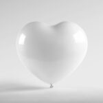 Heart Shaped Balloon Mockup