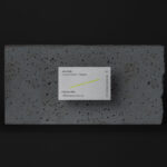 Business Card on Stone Mockup