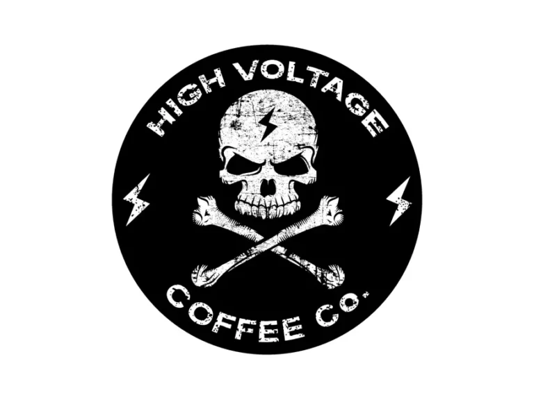 High Voltage Coffee Co. Australias 1 Strong Coffee Logo