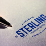 Highly Detailed Perspective Logo Mockup, Printed on Paper