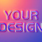 Holo Gradient Text And Logo Effect