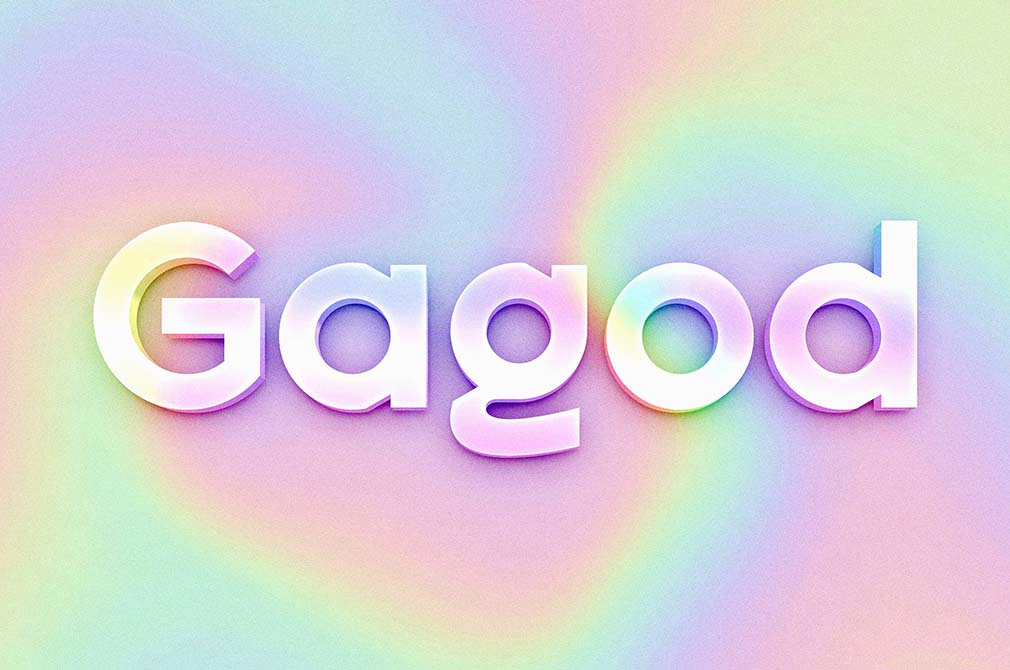 Bold Holographic Logo / Text Effect