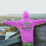 Hoodie Mockup in Back View
