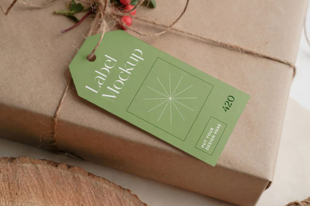 Horizontal Label Mockup