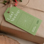 Horizontal Label Mockup