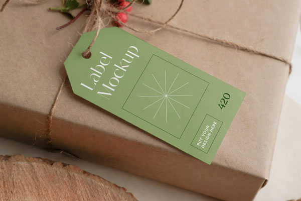 Horizontal Label Mockup
