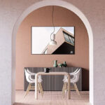 Horizontal Poster in an Modern Interior Mockup