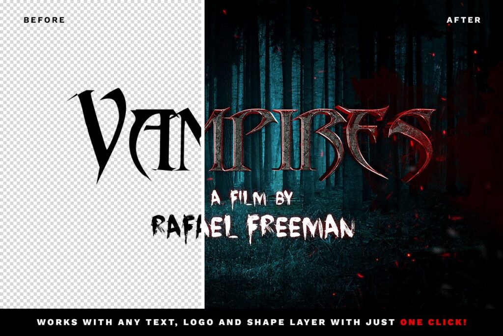 Horror Movie Text Effect