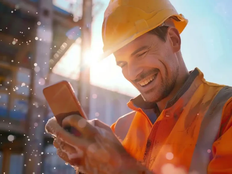 Hyper Realistic Construction Worker ai prompt preview