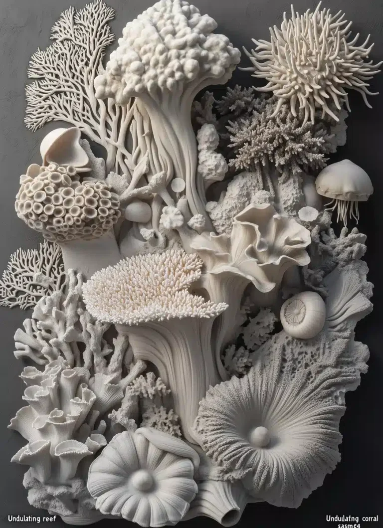 Hyper-Realistic Coral Relief