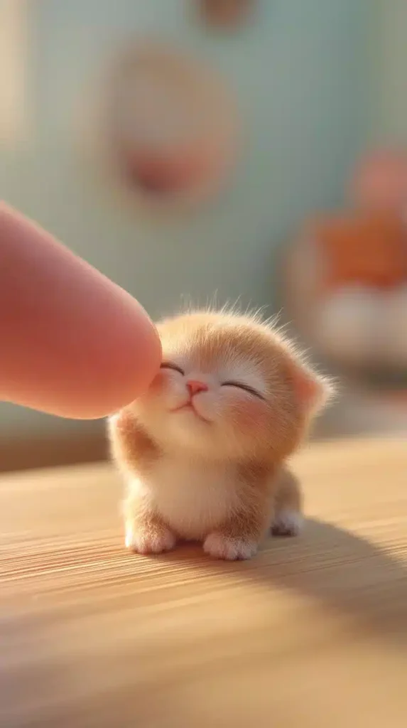 Hyper-Realistic Kitten Portrait