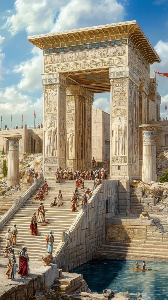 Hyper-Realistic Persepolis Scene