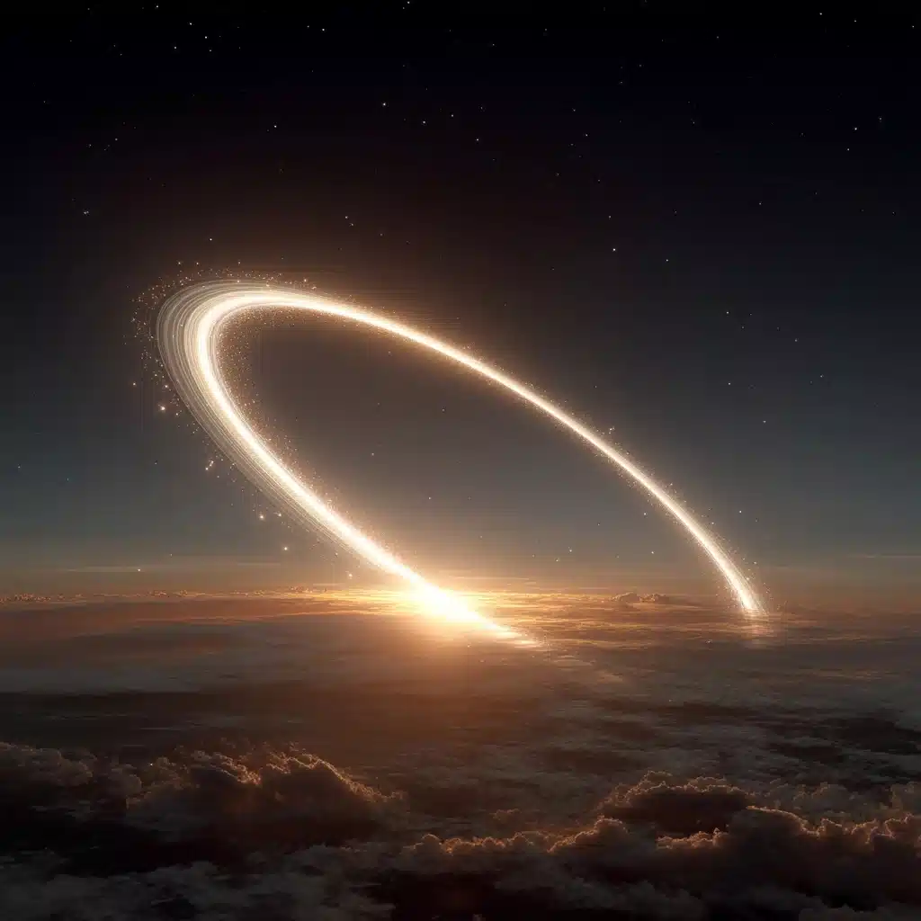 Hyper-Realistic Ring in Space