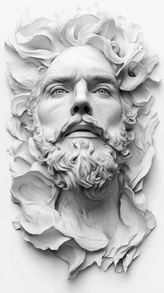 Hyper-Realistic Zeus Tattoo