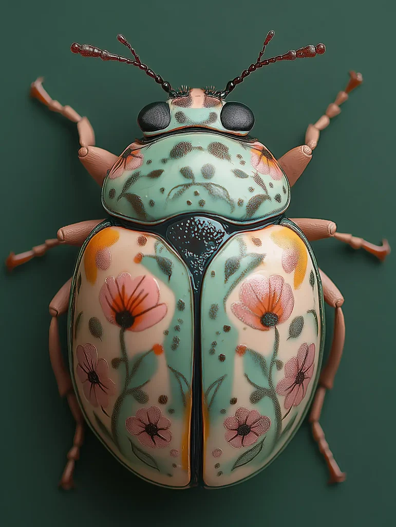 Hyperrealistic Ladybug with Ballet