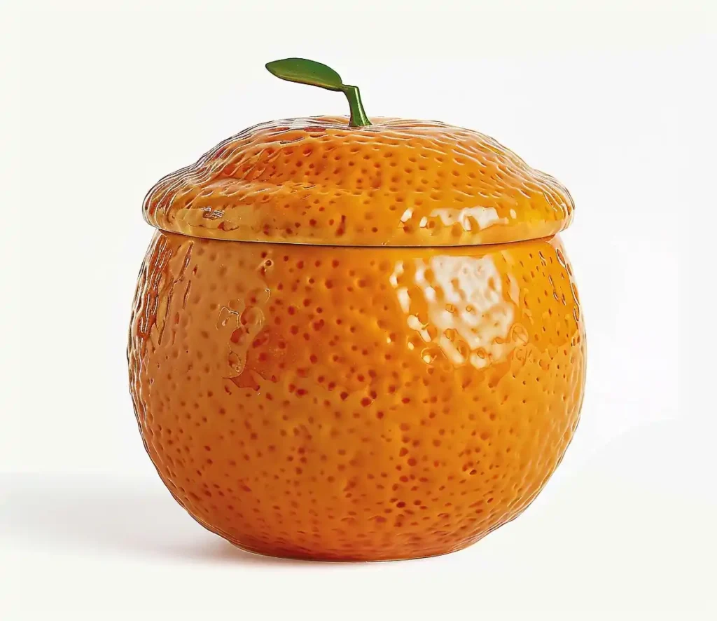 Hyperrealistic Orange Cookie Jar