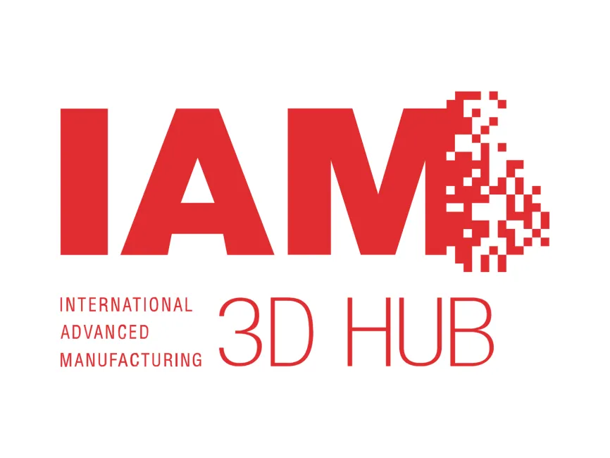IAM 3D HUB Red Logo