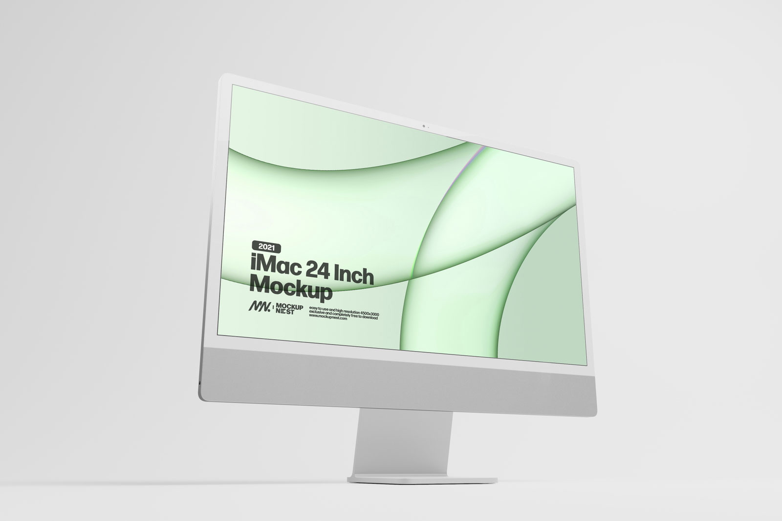 Free iMac Mockup PSD Template