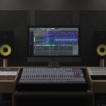 iMac Pro Scene in Music Studio Mockup