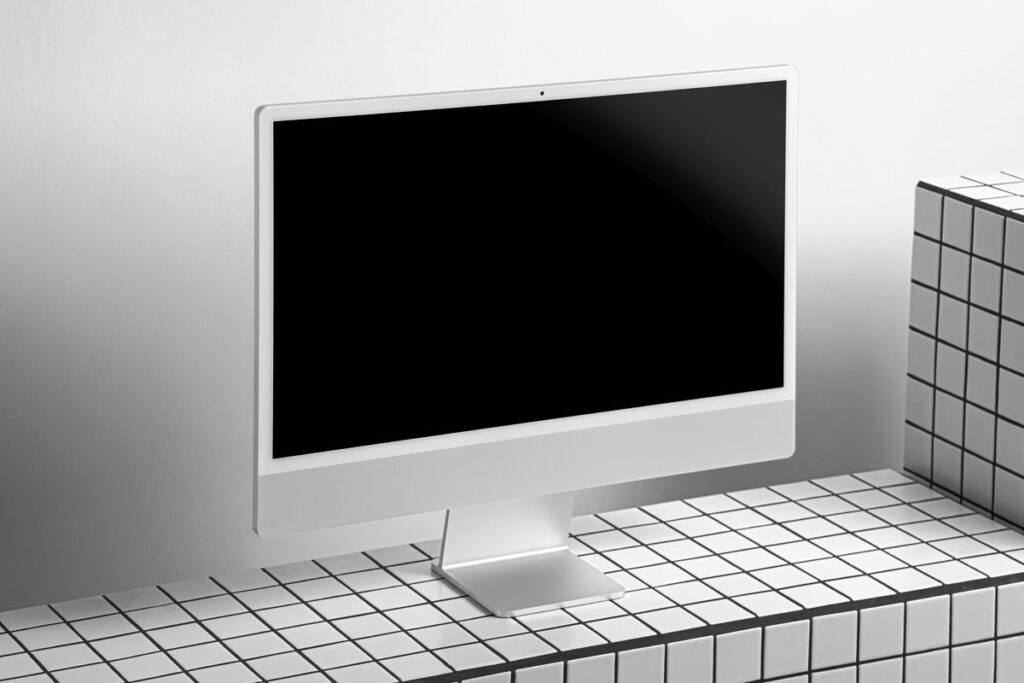iMac Showcase Screen Mockup