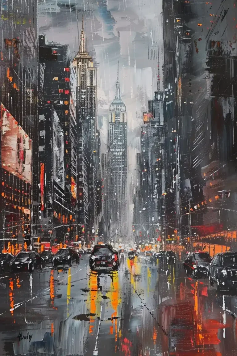 Impressionist New York City ai prompt preview