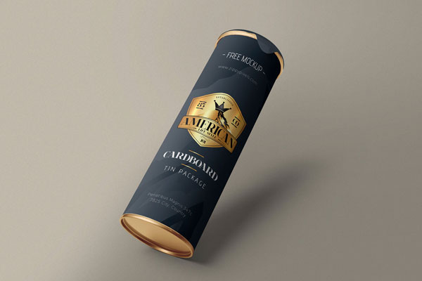 Incredible Cardboard Tube Mockup