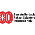 Indonesia 80th anniversary of Independence Day Logo