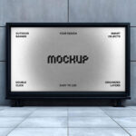 Indoor Advertising Banner Mockup