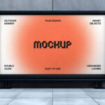 Indoor Advertising Banner Mockup