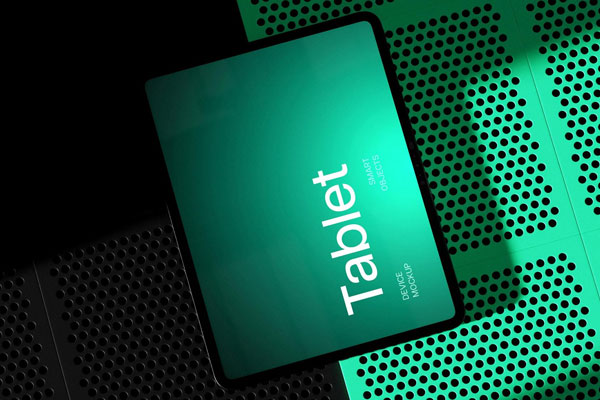 Industrial M4 iPad Pro 13 Mockup