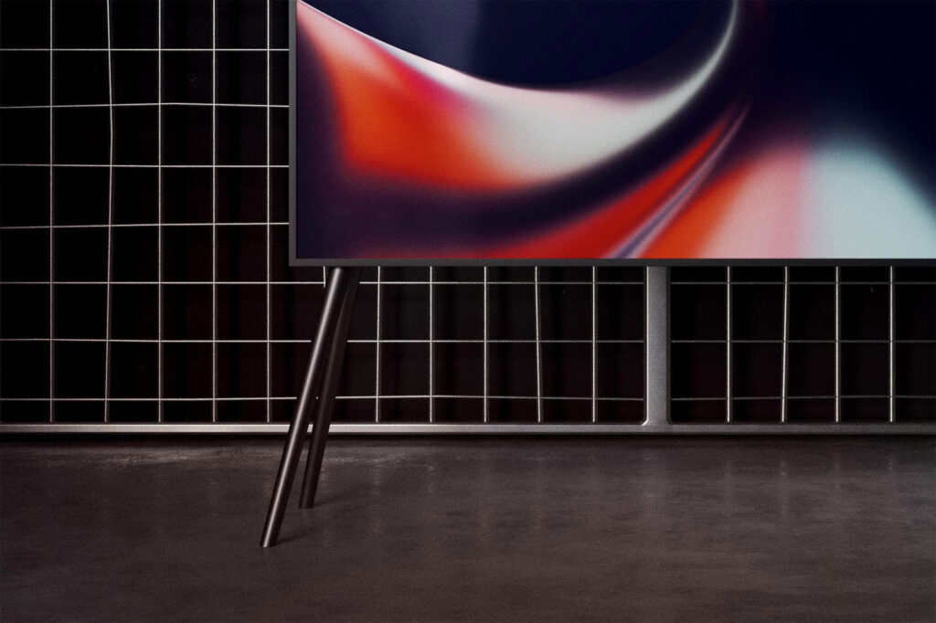 Industrial TV Screen Mockup