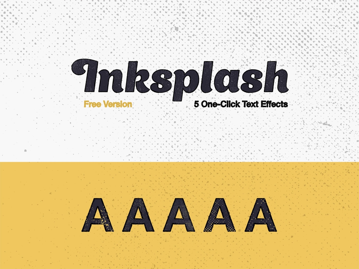 Inksplash Text Effects FREE PSD