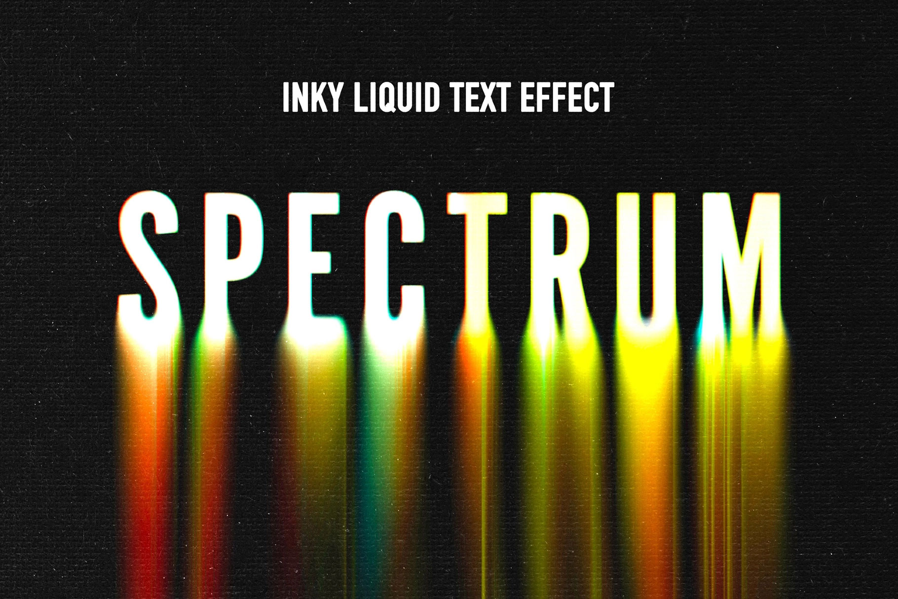 Free Inky Liquid Text Effect / Logo Mockup PSD Template