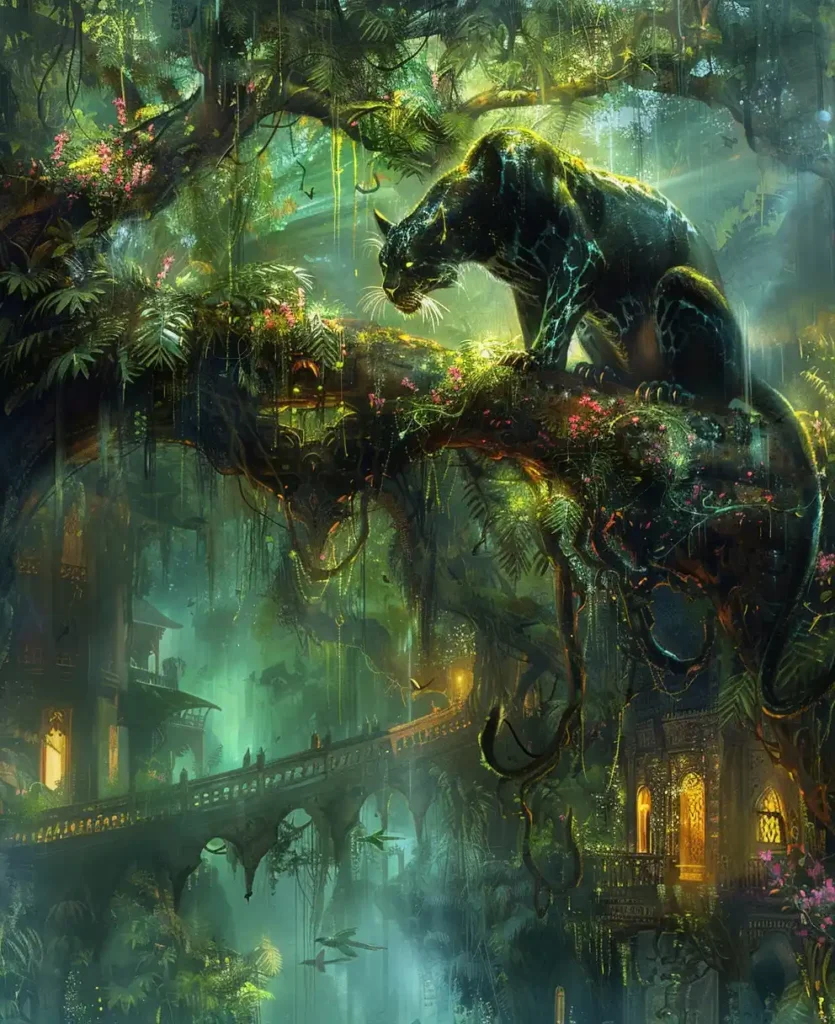 Intense Panther Jungle