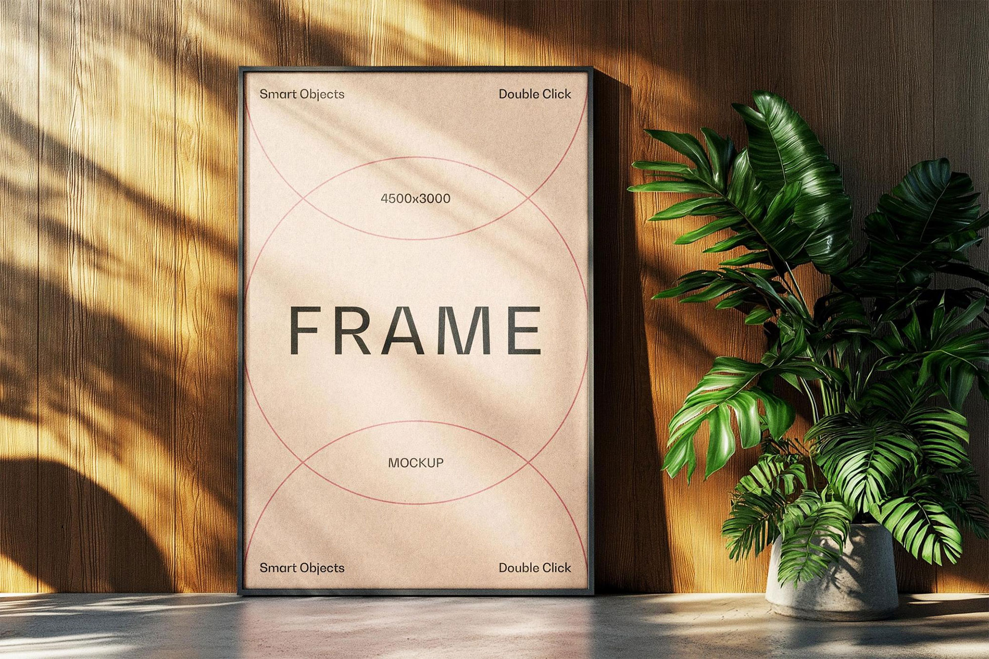 Free Interior Frame Mockup PSD Template
