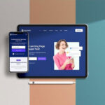 iPad and iPhone X Laid in Top View Mockup