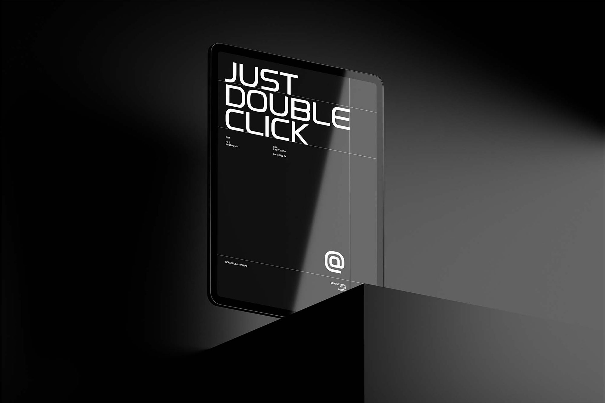 Free iPad Pro 12.9 Mockup PSD Template