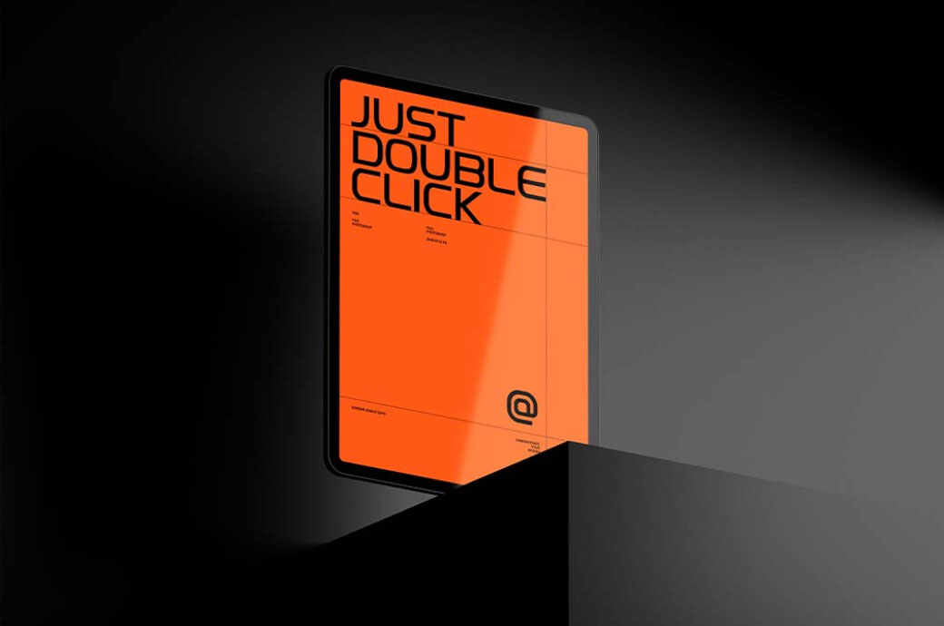 Free iPad Pro 12.9 Mockup PSD Template
