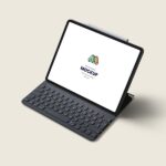 iPad Pro Mockup in Perspective View