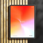iPad Pro Mockup on Wood