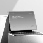iPad Pro with Magic Keyboard Mockup on Podium