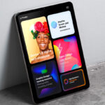 iPad Screen Showcase Scene Mockup