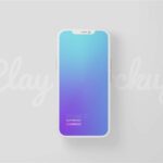 iPhone 12 Minimal Clay Mockup in 2 Views