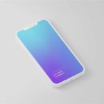iPhone 12 Minimal Clay Mockup in 2 Views