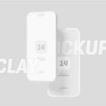 iPhone 14 Pro Clay Mockup in 5 Sights