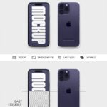 iPhone 14 Pro Max Mockup in Facing View
