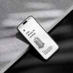 iPhone 15 Mockup with Shadow Overlays in 4 Sights