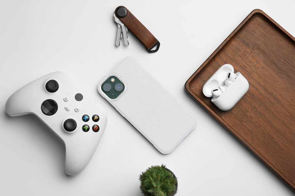 iPhone Case Mockup on Table