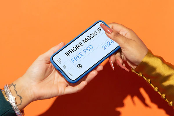 iPhone Pro in Case Mockup
